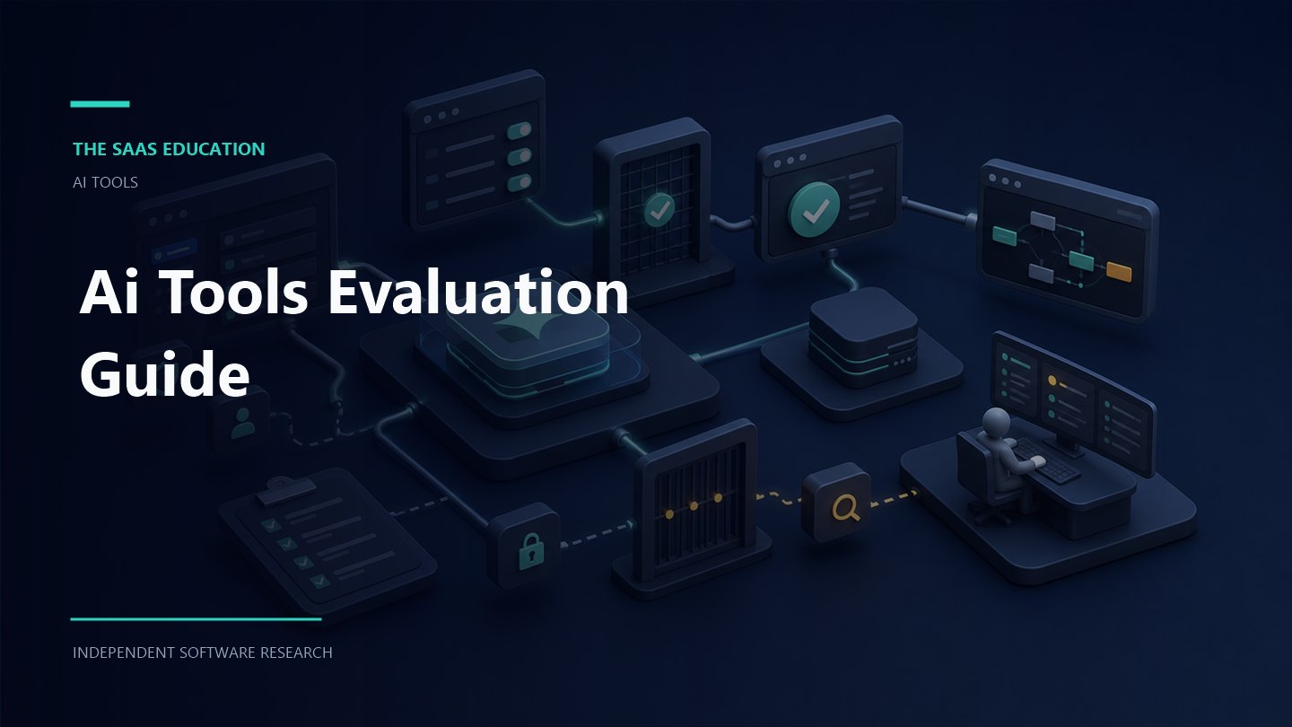 ai tools evaluation guide evaluation workflow and software buying checklist
