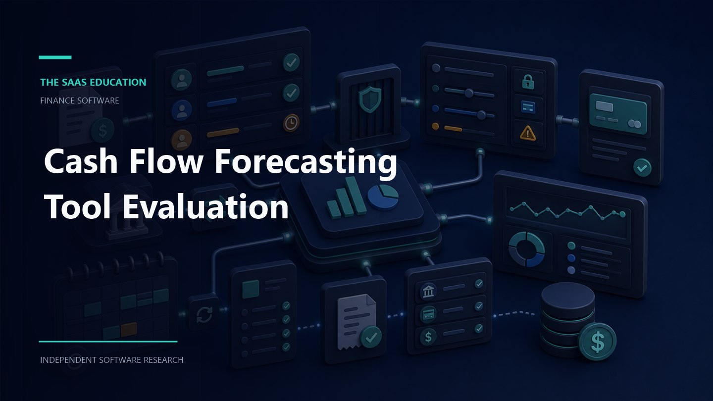 cash flow forecasting tool evaluation evaluation workflow and software buying checklist