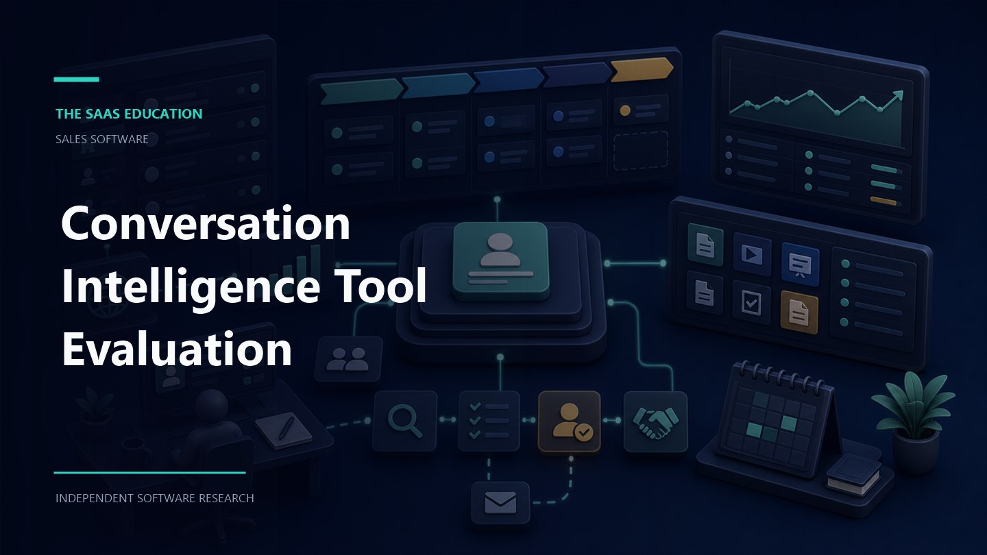 conversation intelligence tool evaluation evaluation workflow and software buying checklist