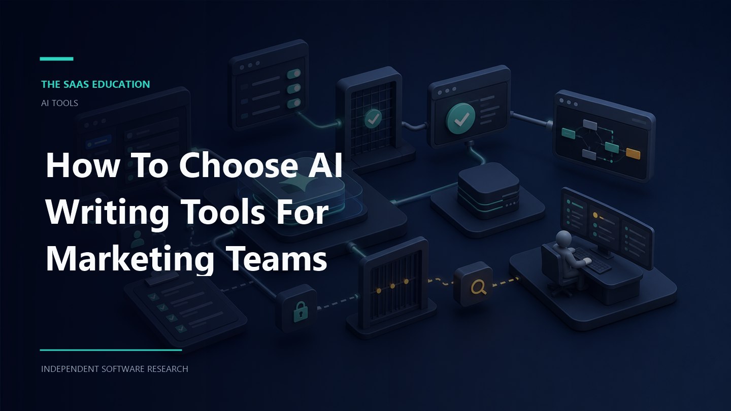 choose ai writing tools for marketing teams evaluation workflow and software buying checklist