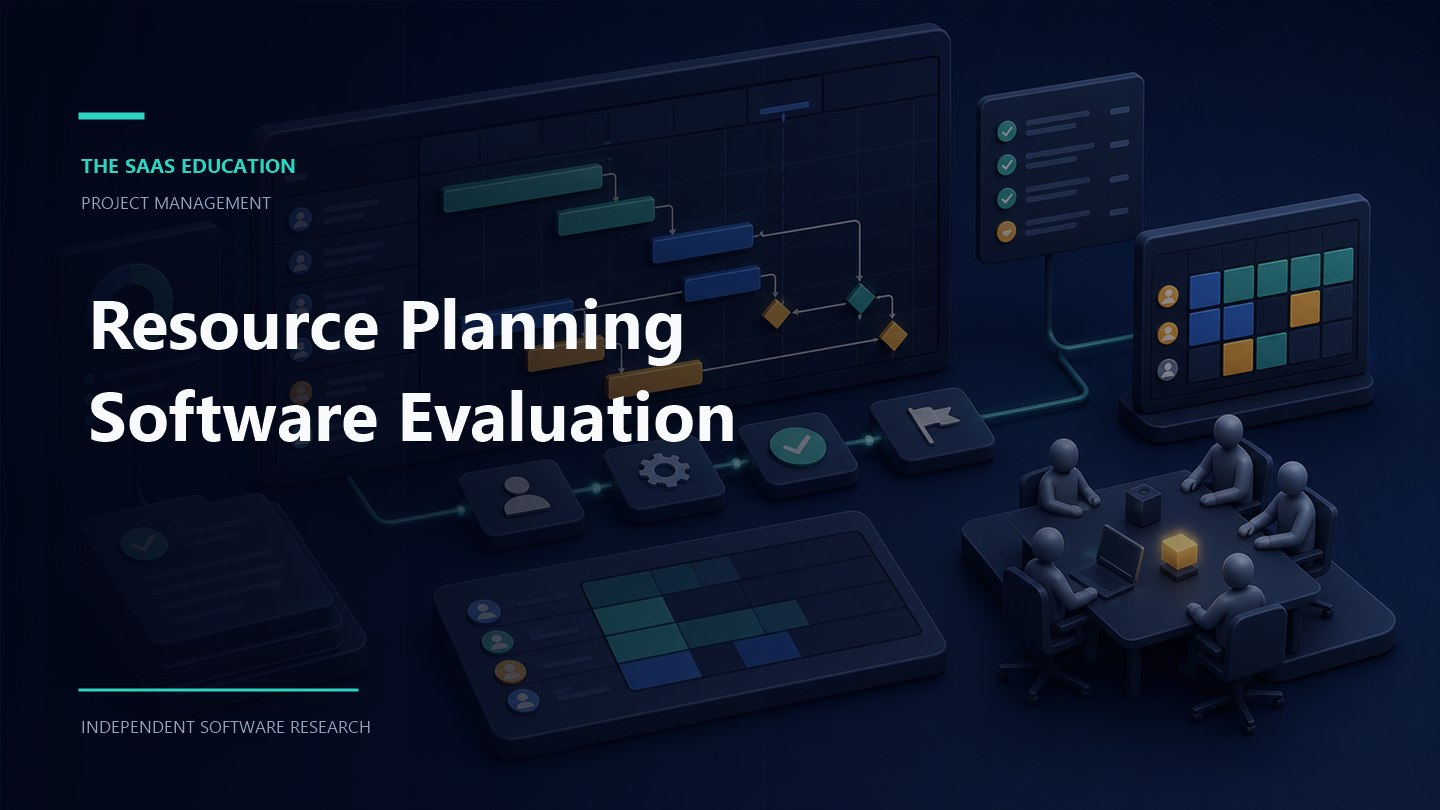 resource planning software evaluation evaluation workflow and software buying checklist