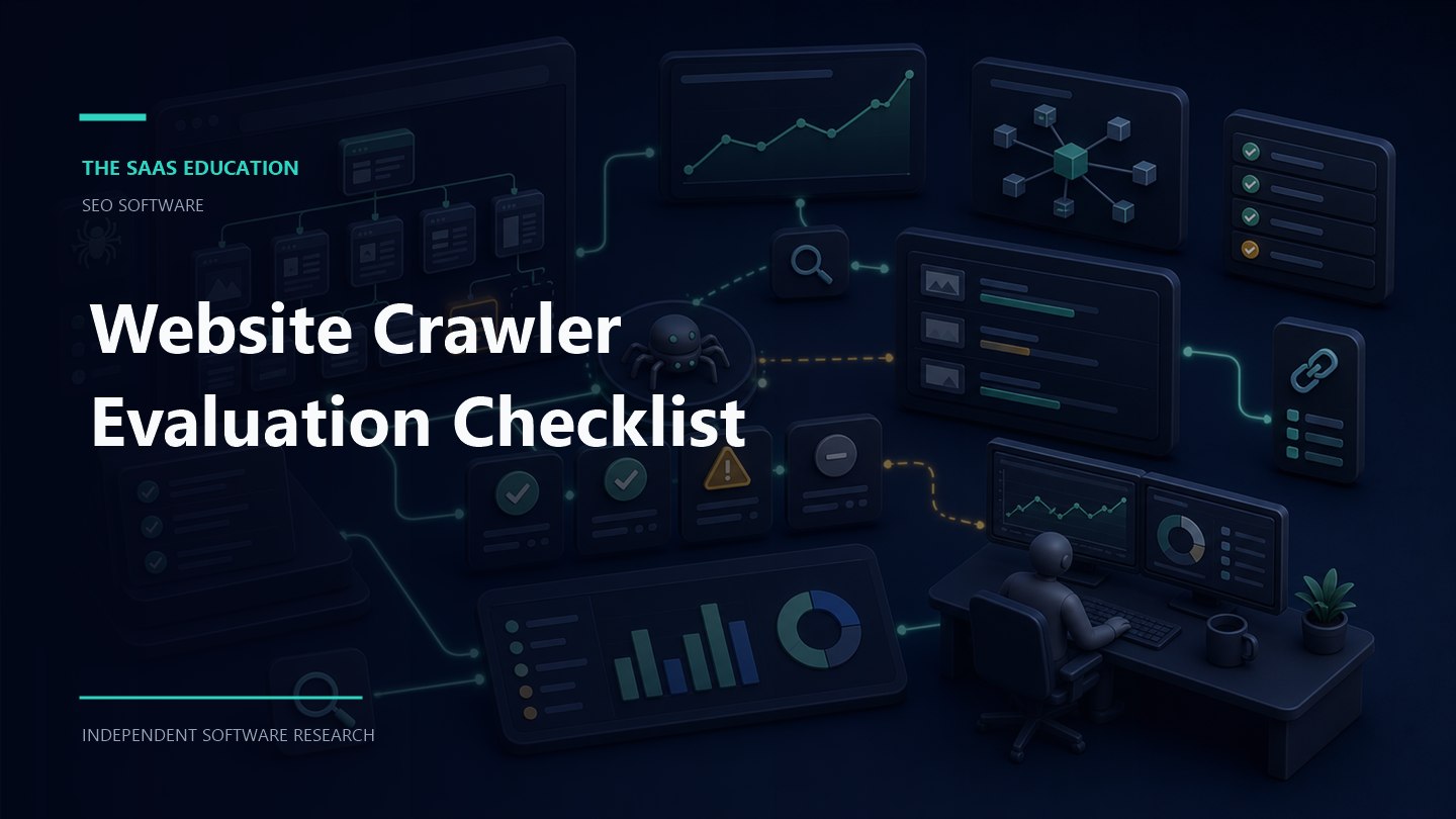 website crawler evaluation checklist evaluation workflow and software buying checklist